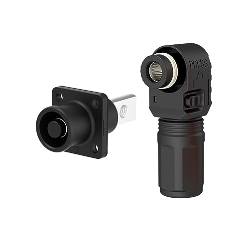 1 Set Battery Energy Storage Connector, 200A 50mm&sup2; High Current Connectors Quick Plug Terminal...