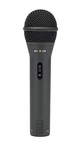 Samson Q2U Black Handheld Dynamic Usb Microphone Bundle With Boom Arm And Pop Filter (3 Items) #TOP2