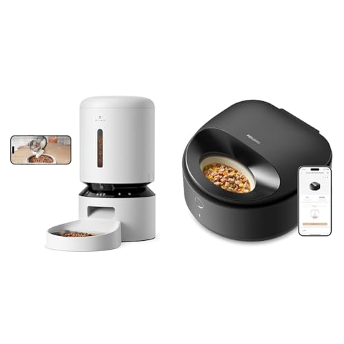 Bundle of PETLIBRO Granary Automatic Cat Feeder with Camera, 1080P ...