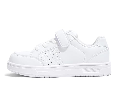 LUCKY STEP Kid's Glitter Walking Shoes Shiny Sparkly Sequins Fashion Sneakers Hook and Loop Athletic Unisex-Child Casual Running for Children/Boys/Girls