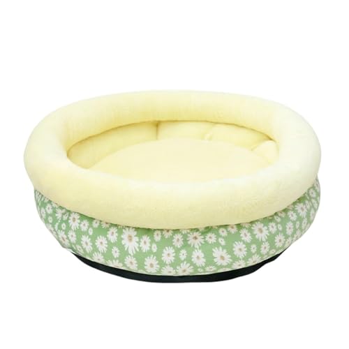 Lit pour chaton et petit chien vert panier coupe-vent lit chiot 45x45x17cm - 2