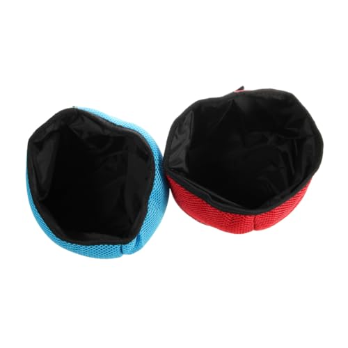 INOOMP Portable Travel Pet Bowl Mesh Dog Feeder Waterproof Oxford Fabric Perfect for Dogs Cats