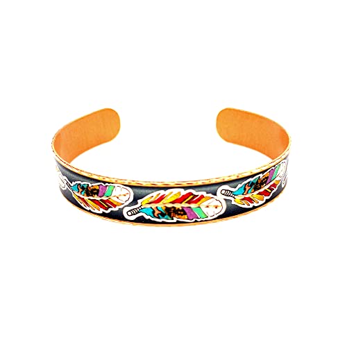 FRONT LINE JEWELRY Native American Feather Bracelets: Show Nature's Beauty