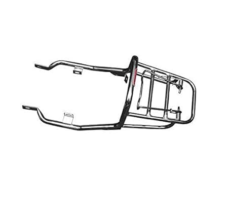 GadiBike Bike Custom Rear Carrier Chrome Compatible with Ymaha RX 100 and RX 135