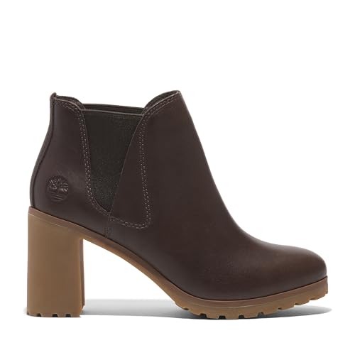 Timberland Timberland Women's Allington Mid Chelsea Boot, Medium Brown Full Grain, 10 Medium