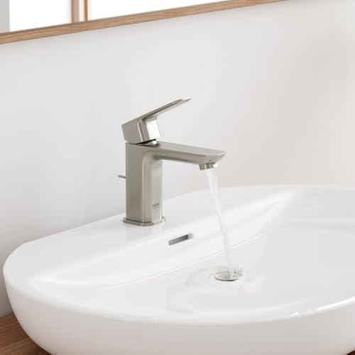 GROHE Cubeo S-Size Single-Hole Single-Handle Bathroom Faucet,Brushed Nickel by GROHE - Used condition - Image 2