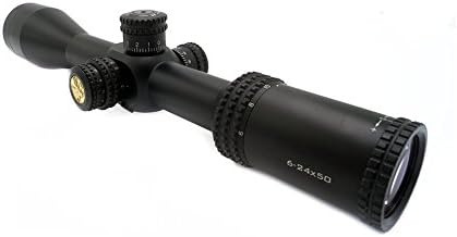 6-24x50mm First Focal Plane Tactical Rifle Scope TR-MOA Reticle