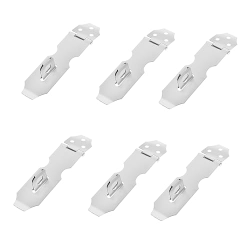 Image of DOITOOL 40pcs Hasp Latch Locking Mechanism for Doors and Cabinets Easy Installation Versatile Outdoor and Indoor Use Secure Padlock Hinge Accessory