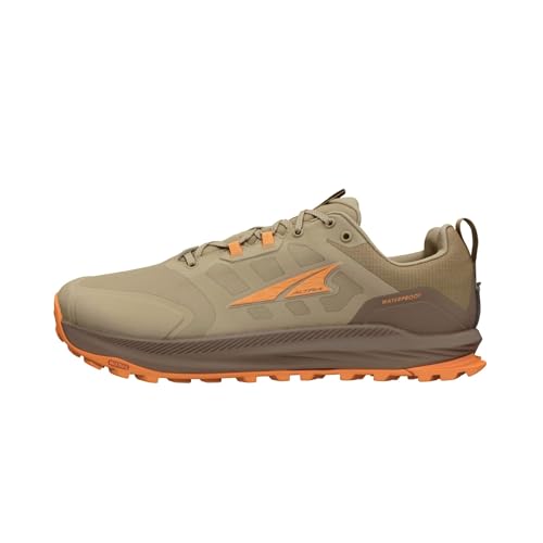 ALTRA Mens Lone Peak 9 Waterproof Low Hiking Shoe Brown 8.5