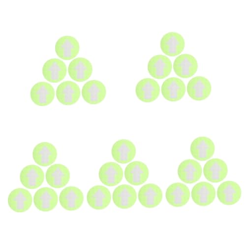 Kisangel 6 Pack Arrow Sign Directional Reflective Trail Markers PVC Devices for Outdoor Use