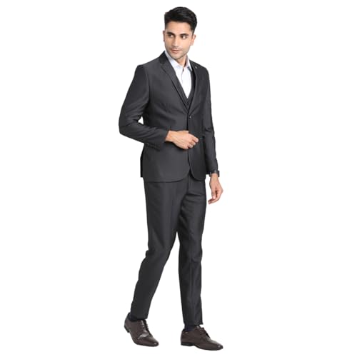 Image of Turtle Men 100% Cotton Notch Lapel Collar Tailored Fit Three Piece Party Suits