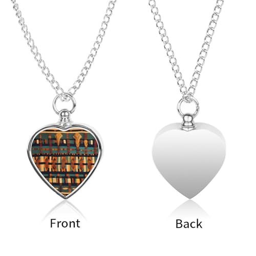 Collier urne funéraire étanche | Pendentif cœur acier inoxydable