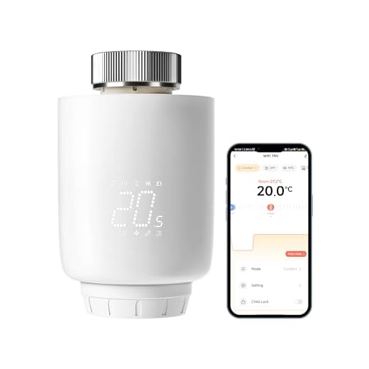 DEWENWILS Smartes Heizkörperthermostat WiFi, Programmierbar Heizungsthermostat, Heizungssteuerung per App, Kompatibel mit Amazon Alexa & Google Assistant, Kein Gateway erforderlich, energiesparend