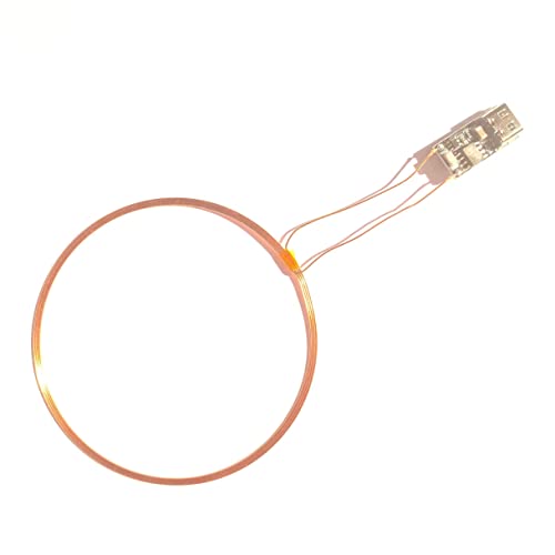 Image of Taidacent Micro USB 50mm Remote Wireless LEDs and Inductive Coil Induction Led Wireless Charger /Charging Kit for Model Decoration Magical Toys (Only Type-C Indctive Coil)