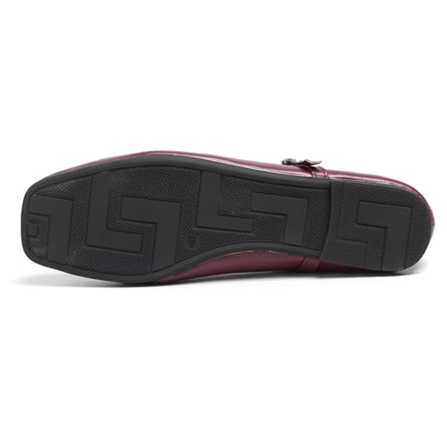 Image of LUXINYU Women's Slip on Flats,Classy Round Toe Solid Classic Mary Jane Ballet Dance Shoes Soft Comfortable PU Flat Shoes