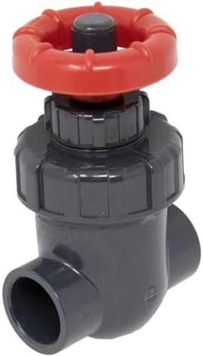 PVC Gate Valve, Non-Rising Stem Ball Valve for Plumbing & Irrigation Systems - Durable Water Control Valve, Heavy-Duty Sluice Valve for Efficient Flow Management