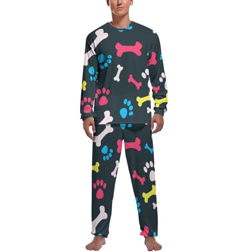 Pyjama homme manche longue Patte De Chien pour vos moments de détente et nuits cocooning