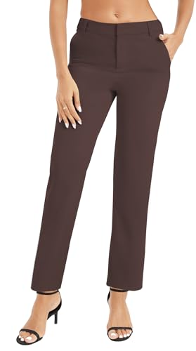 Urban CoCo Women's High Waisted Dress Pants 2024 Fall Stretch Work Slacks for Women Business Casual2