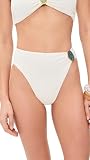 ViX Paula Hermanny Women's Petra Gigi Hot Bikini Bottoms, White, S
