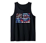 Otterbein Dad Tie Dye American Flag USA