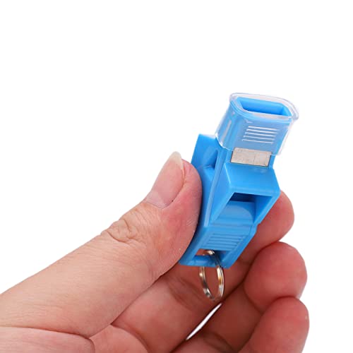 Silbato plástico para exteriores con cinta y clip miniatura 4
