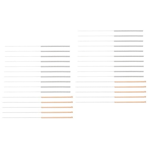 ULTECHNOVO 30pcs Stainless Steel Nozzle Cleaning Tool Cleaning Needles for Printer Nozzle Needle Cleaners