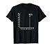Six Seven 6 7 Coordinate Grid Plot Graph Plane Meme Design T-Shirt