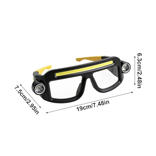 Linterna frontal LED de gafas para acampada senderismo en la naturaleza y supervivencia 6