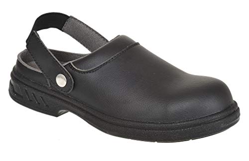 Portwest Homme Steelite Safety Clog SB AE WRU Chaussures de Protection, Noir (Black), 38 EU