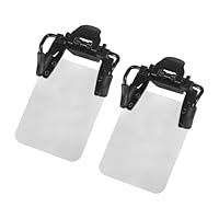 DONGKER Shooting Glasses Patch, 2 Stück Internationaler Standard Schießbrillen Aufnäher, Okkluder-Clip Für Brille, Shooting, Blinders, Zielhilfe