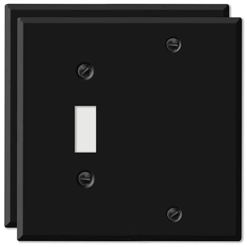 Placas de pared de metal negro para una decoración moderna y minimalista en tu salón, 2 uds 2