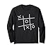 Tic Tac Toe / Noughts and Crosses Gamers Maglia a Manica