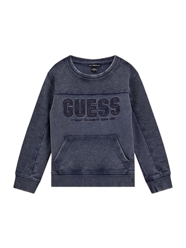 Sweat à manches longues GUESS brodé Eco haut de gamme garçons