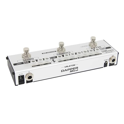 Valeton Dapper Mini Pédalier Multi Effet Guitare Électrique Compact