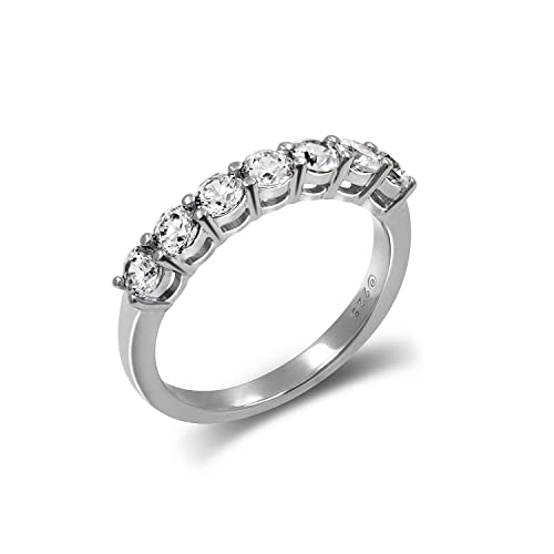 Amazon-Collection-Sterling-Silver-7-Stone-Ring-made-with-Infinite-Elements-Cubic-Zirconia