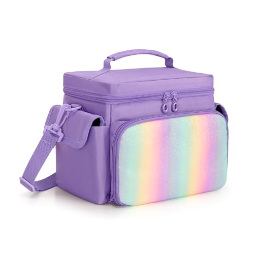 Bolso para Toniebox morado ideal para llevar el reproductor en el coche