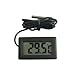 Produktbild Waymeduo 3x LCD Digital Thermometer Tester für Kühlschrank Aquarium (Schwarz)