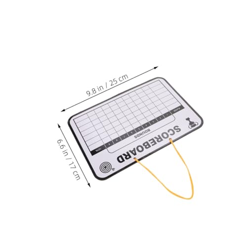 2pcs Tablero de Puntuación de Golf Doble Cara Reutilizable miniatura 2