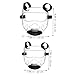 Yardwe 2pcs Taekwondo Headgear with Detachable Face Guard for Adults Protective Mask for Karate and Kickboxing Training Easy to Clean and Maintain