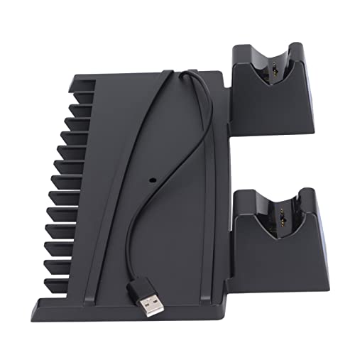 AUHX Soporte de Base de Almacenamiento de Host, Indicador de Carga de Soporte Vertical de Consola de Carga Regulada para PS5 Cover