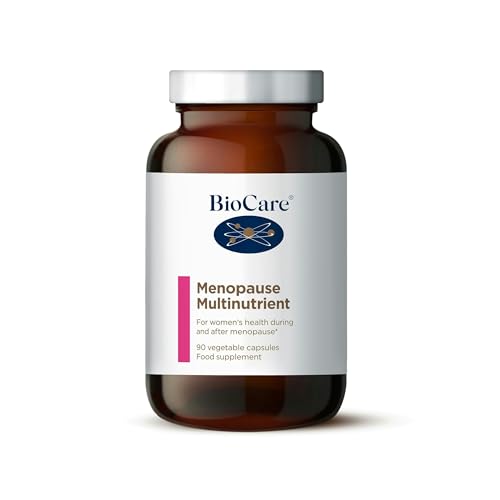 BioCare Menopause Multinutrient - High Potency Multivitamin and Mineral Supplement - for Women’s Health, Hormone Balance, Bone, Energy and Immune Support - 90 Capsules