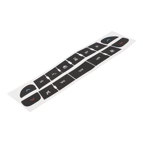 Autocollants bouton compatible avec Megane pour réparer les touches de tableau de bord