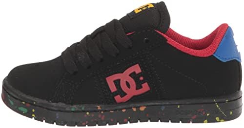 DC Unisex-Child Striker Skate Shoe, Black/Splatter, 1 US Little Kid | Image 7