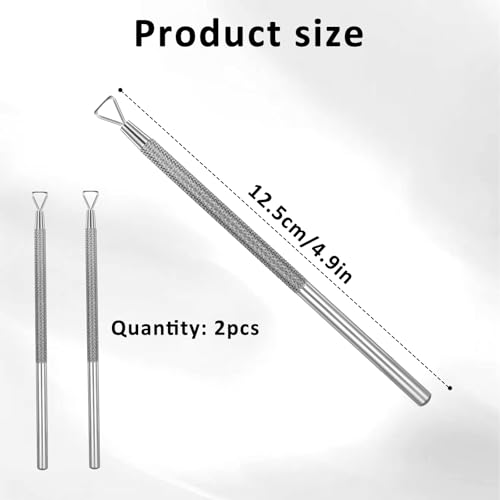 Image of Styquenzer 2 PCS Lottery Ticket Scratcher Tool Scratch off Tool Lottery Ticket Holders Metal Scratcher Tool Ticket Scratcher Tool Scratch off the Hard to Remove Pin Numbers on Present Cards