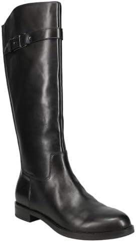 Easy Spirit Women's Aubrey Knee High Boot, Black Leather, 8.5 | Image 1