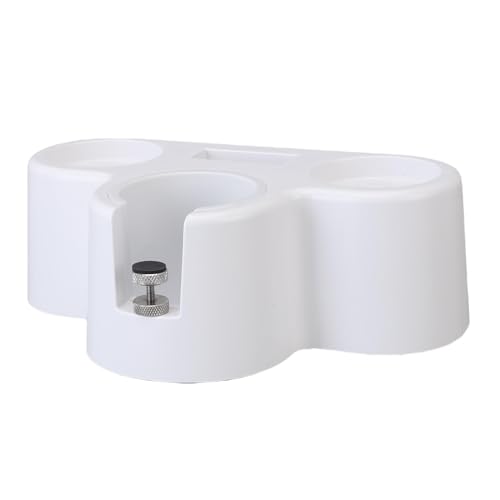 Fabater Altura Ajustable de la Estación de Tampón de café Excelente Estabilidad para Mejorar los Resultados de Extracción para Principiantes y Baristas Profesionales (WHITE)