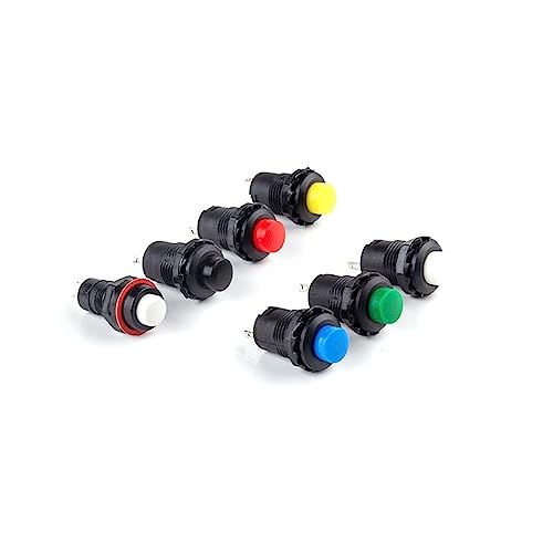 Bouton-poussoir 12mm autobloquant 3A pour contrôle de circuits variés - 2