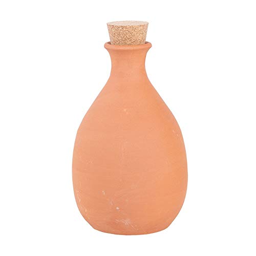 Rivanto® Olla Größe S - das natürliche Bewässerungssystem, Tongefäß für Blumentöpfe und Pflanztöpfe, Ø 15 x H26 cm, 1900 ml