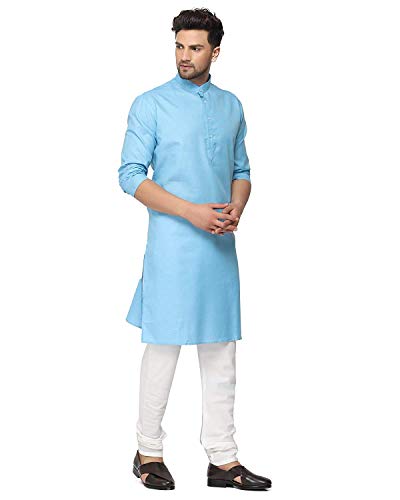 Image of Gauri Laxmi Enterprise Men's Cotton Kurta Pyjama Set