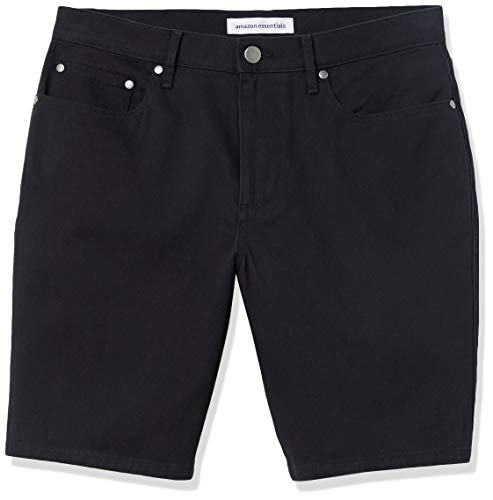 Image of Amazon Essentials Men's Straight-Fit 9 inch Inseam Stretch Cotton Twill 5-Pocket Shorts